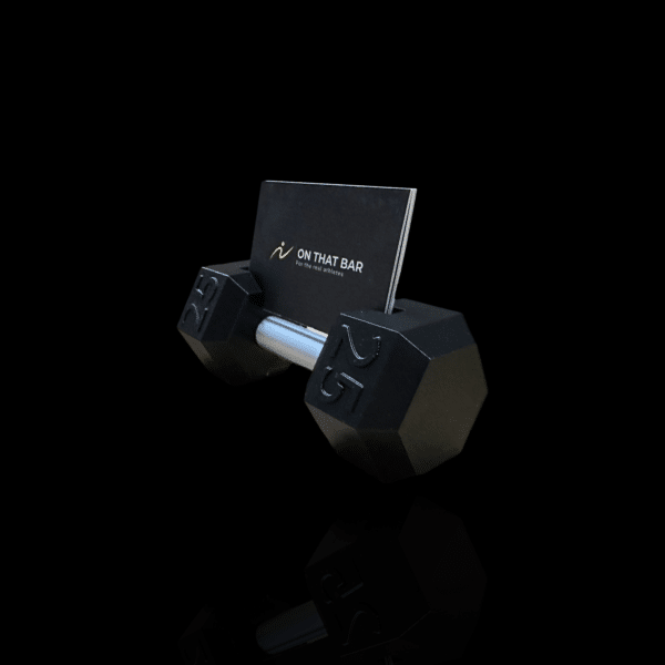 Dumbbell-visitekaart-houder