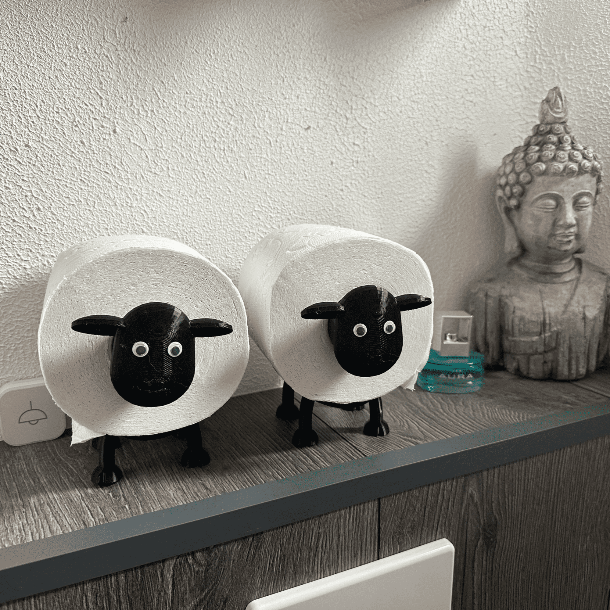 Schaap-toiletpapier-houder